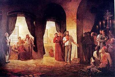 Eduardo de Martino The Trial of the Rebels Spain oil painting art